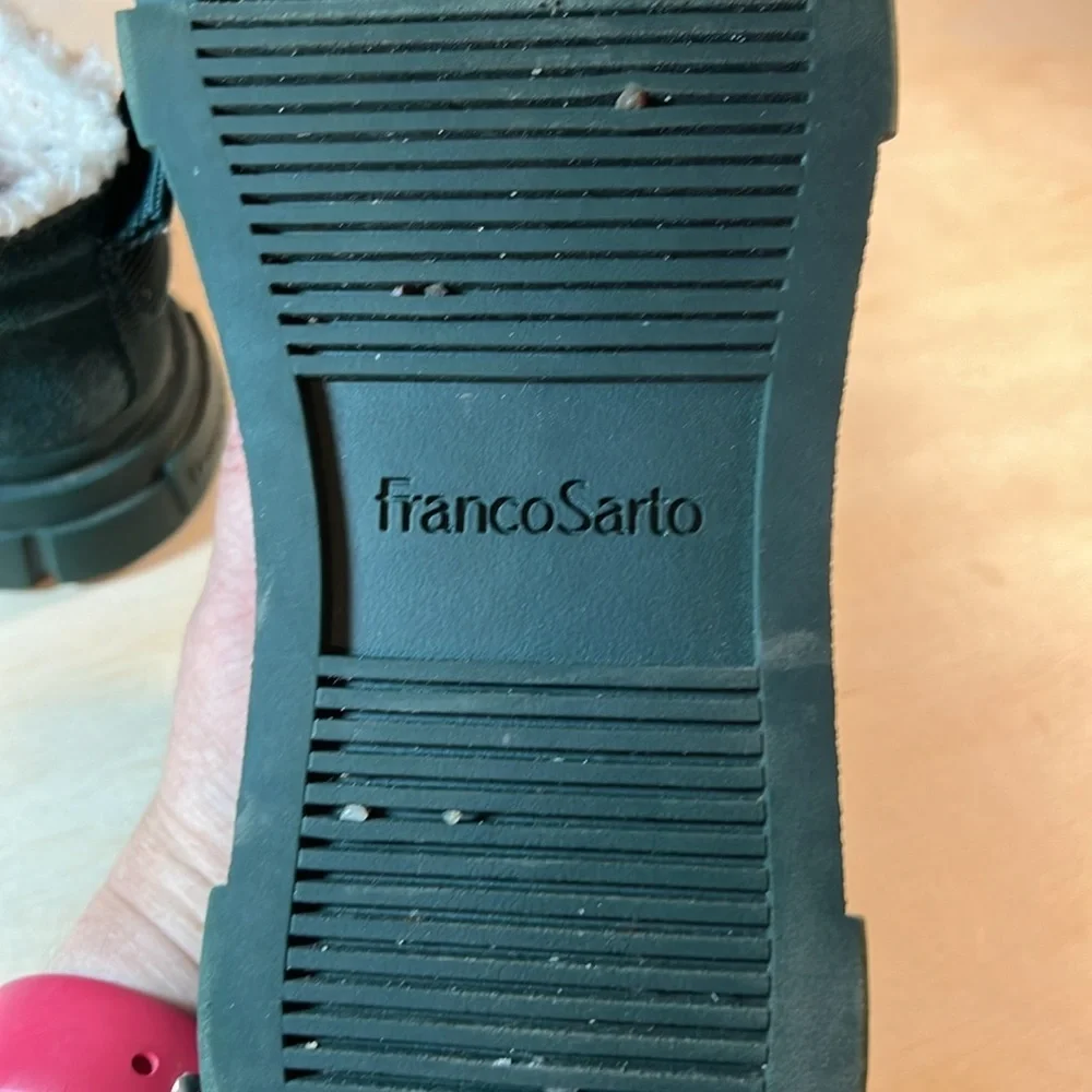 Franco Sarto Green Suede Women's Ankle Boots Sz 7.5